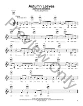 Autumn Leaves Guitar and Fretted sheet music cover